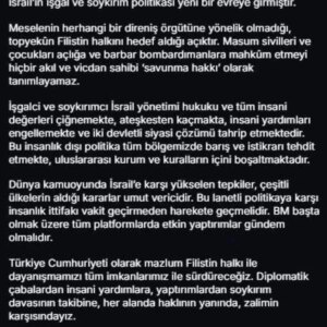 cevdet yilmaz filistine destek surecek GgX4fhqR