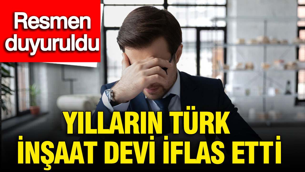 Türk İnşaat Sektöründe Şok Gelişme: Üç Aks Yapı İflas Etti